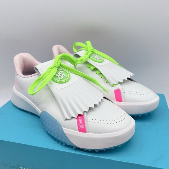 G/Fore Gfore G4 Kiltie G.112 Golf Shoe Sneaker ⛳️ Womens US 7.5 Snow Multi Pink